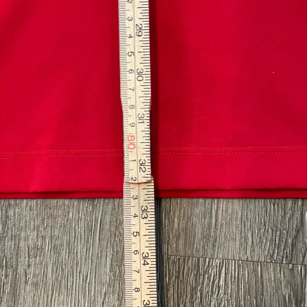 NC State Wolfpack Adidas Sideline Polo Shirt Men's 2XL Red Performance Stretch - Picture 7 of 8